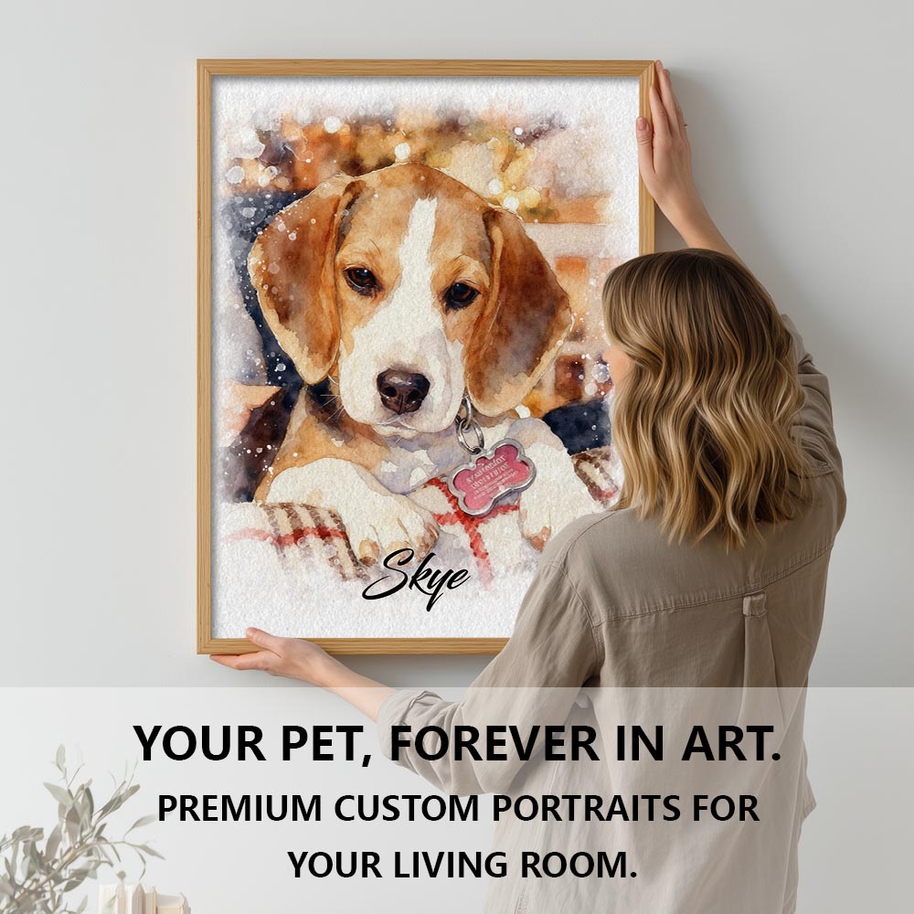 Dreamy Whiskers - Watercolor