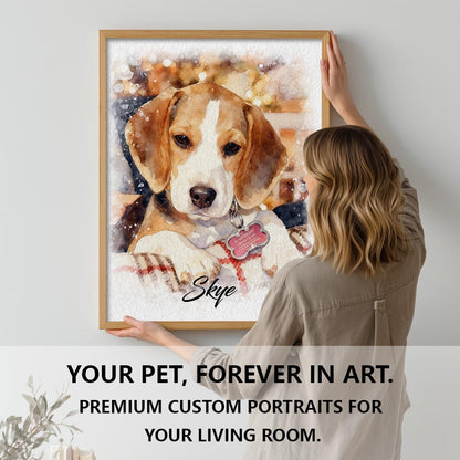 Dreamy Whiskers - Watercolor