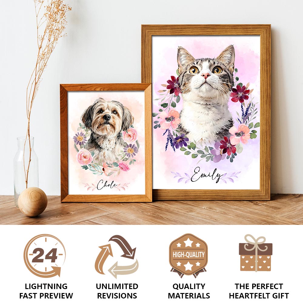 Dreamy Whiskers - Wreath